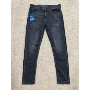 Redtape Men's Black‎ Denim Jeans Skinny Flow+ Sport Fit Size 32x31